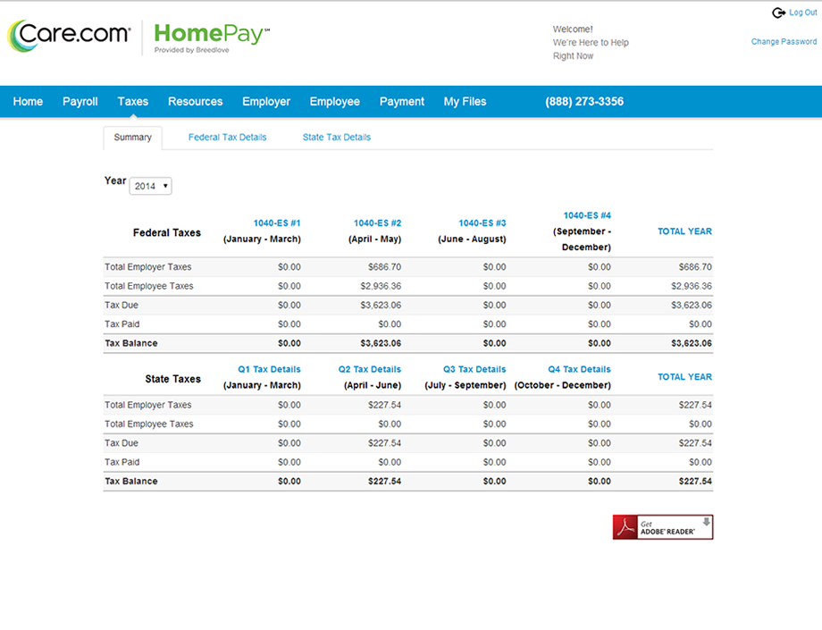 Nanny Taxes, Household Employee Payroll HomePay
